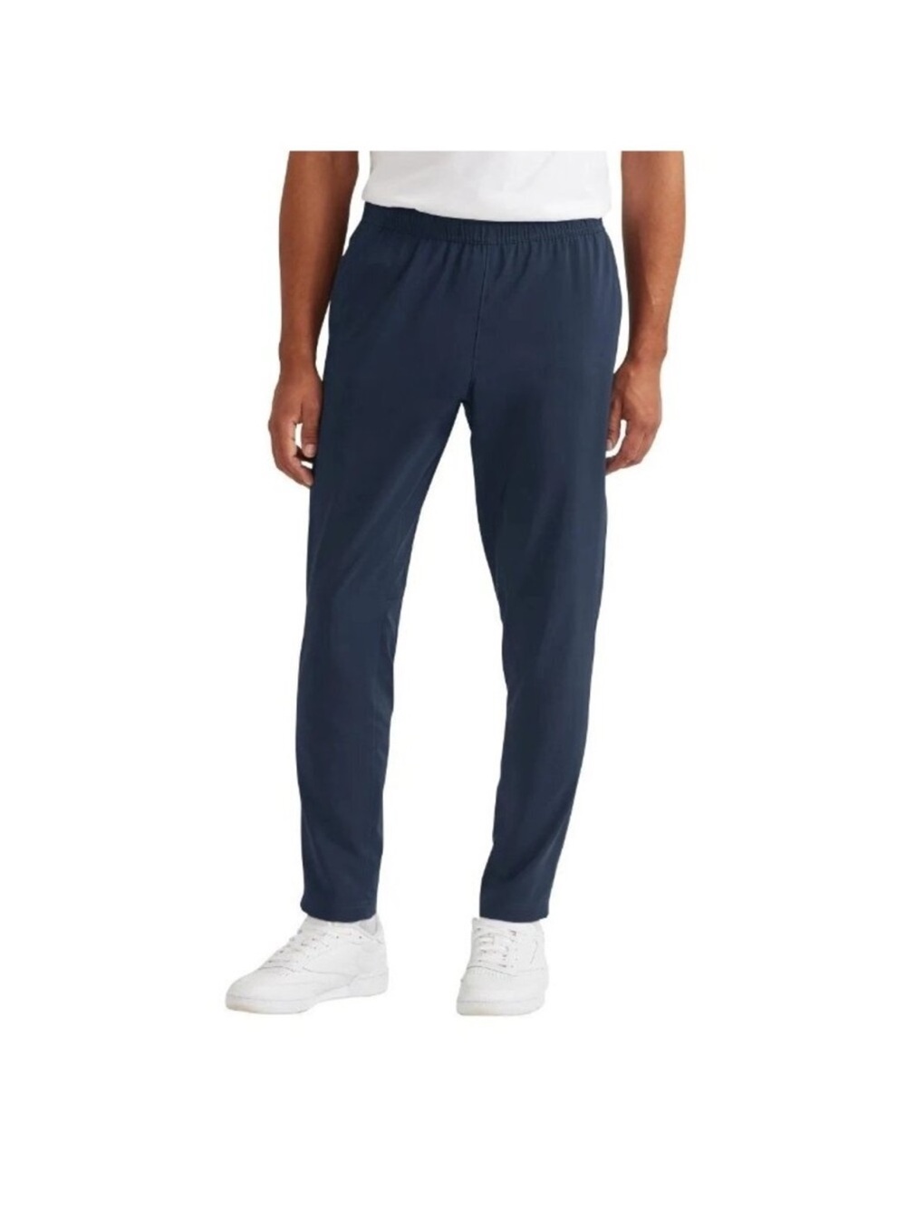 NWT Eddie Bauer Men's , Blue Woven Pants Lightweight Elastic
Waist size XL